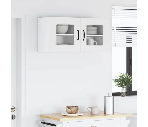 Virtuves Sienas Skapītis Ar Plauktu 2 Pcs Balts 40 X 31 X 40 Cm Vidaxl