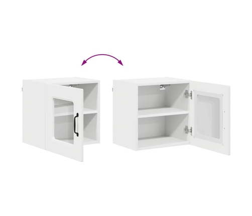 Virtuves Sienas Skapītis Ar Plauktu 2 Pcs Balts 40 X 31 X 40 Cm Vidaxl