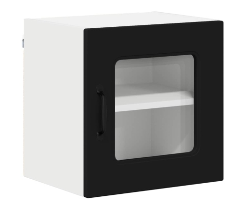 Virtuves Sienas Skapītis Ar Plauktu 2 Pcs Melna 40 X 31 X 40 Cm Vidaxl