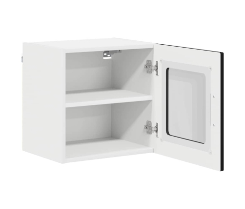 Virtuves Sienas Skapītis Ar Plauktu 2 Pcs Melna 40 X 31 X 40 Cm Vidaxl