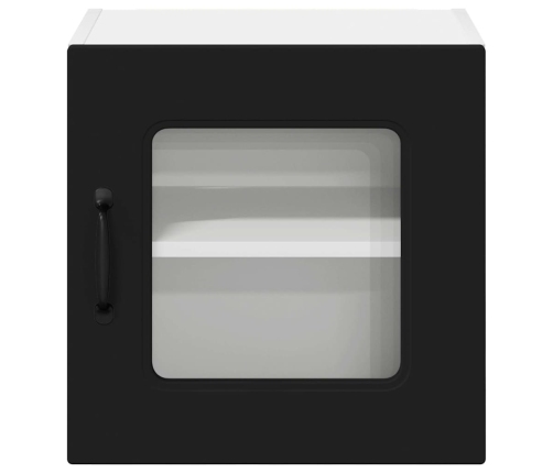 Virtuves Sienas Skapītis Ar Plauktu 2 Pcs Melna 40 X 31 X 40 Cm Vidaxl