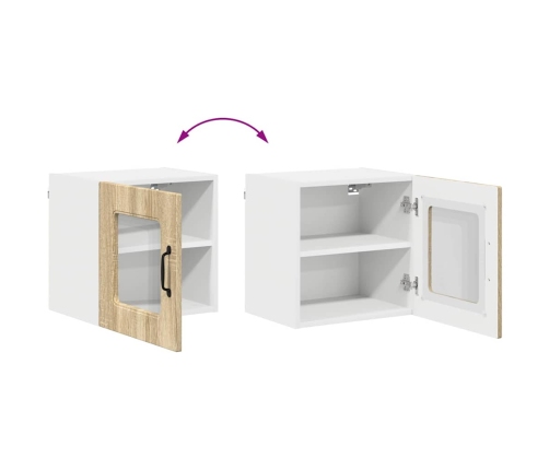 Virtuves Sienas Skapītis 2 Pcs Sonoma Ozols 40 X 31 X 40 Cm Vidaxl