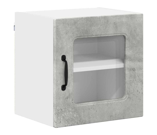 Virtuves Sienas Skapītis 2 Pcs Betona Pelēks 40 X 31 X 40 Cm Vidaxl