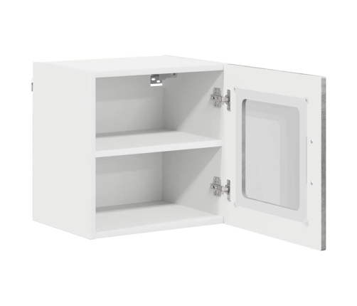 Virtuves Sienas Skapītis 2 Pcs Betona Pelēks 40 X 31 X 40 Cm Vidaxl