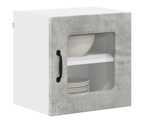 Virtuves Sienas Skapītis 2 Pcs Betona Pelēks 40 X 31 X 40 Cm Vidaxl