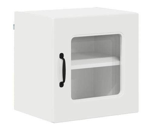 Virtuves Sienas Skapītis 2 Pcs Augsta Spīduma Baltā Krāsa Vidaxl