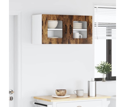 Virtuves Sienas Skapītis 2 Pcs Dūmaka Ozols 40 X 31 X 40 Cm Vidaxl