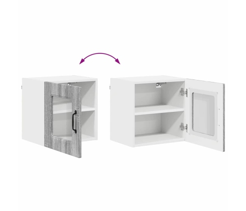 Virtuves Sienas Skapītis 2 Pcs Pelēks Sonoma 40 X 31 X 40 Cm Vidaxl