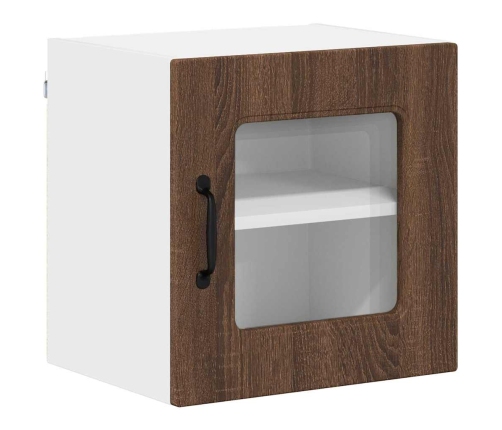 Virtuves Sienas Skapītis 2 Pcs Brūns Ozols 40 X 31 X 40 Cm Vidaxl