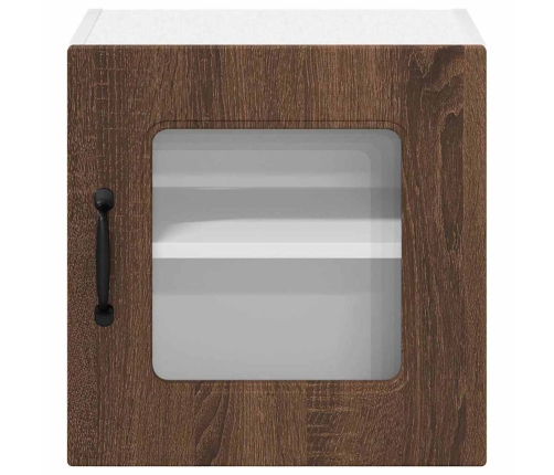 Virtuves Sienas Skapītis 2 Pcs Brūns Ozols 40 X 31 X 40 Cm Vidaxl