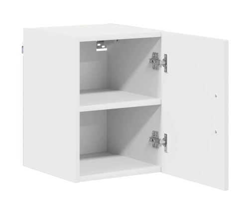 Virtuves Sienas Skapītis Ar Plauktu 2 Pcs Balts 30 X 31 X 40 Cm Vidaxl