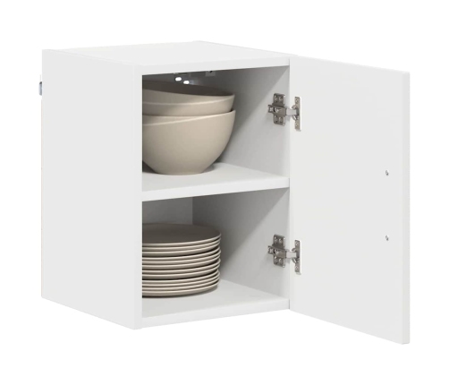 Virtuves Sienas Skapītis Ar Plauktu 2 Pcs Balts 30 X 31 X 40 Cm Vidaxl