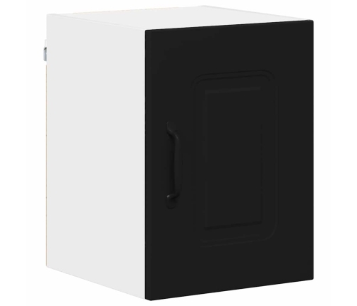 Virtuves Sienas Skapītis Ar Plauktu Melna 30 X 31 X 40 Cm Vidaxl