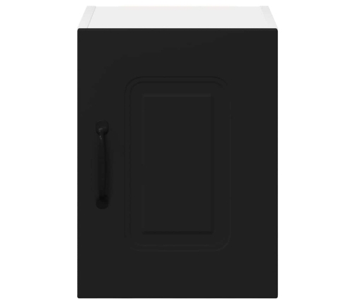 Virtuves Sienas Skapītis Ar Plauktu 2 Pcs Melna 30 X 31 X 40 Cm Vidaxl