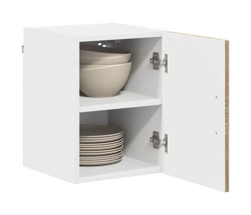 Virtuves Sienas Skapītis 2 Pcs Sonoma Ozols 30 X 31 X 40 Cm Vidaxl