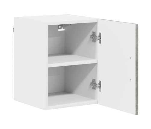 Virtuves Sienas Skapītis 2 Pcs Betona Pelēks 30 X 31 X 40 Cm Vidaxl