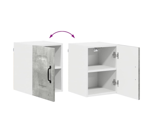 Virtuves Sienas Skapītis 2 Pcs Betona Pelēks 30 X 31 X 40 Cm Vidaxl