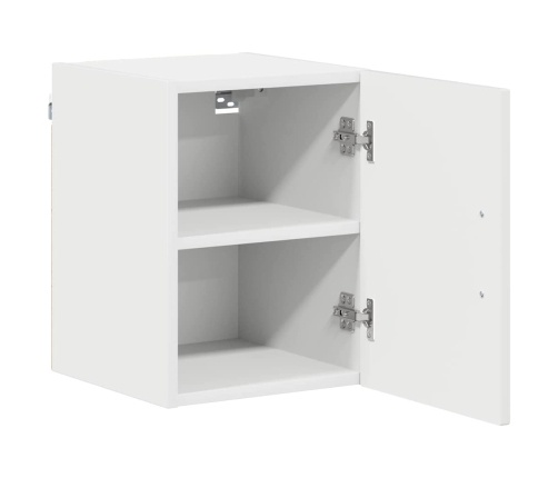 Virtuves Sienas Skapītis 2 Pcs Augsta Spīduma Baltā Krāsa Vidaxl