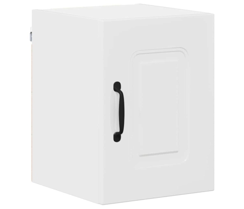 Virtuves Sienas Skapītis 2 Pcs Augsta Spīduma Baltā Krāsa Vidaxl