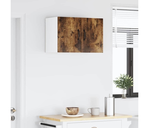 Virtuves Sienas Skapītis 2 Pcs Dūmaka Ozols 30 X 31 X 40 Cm Vidaxl