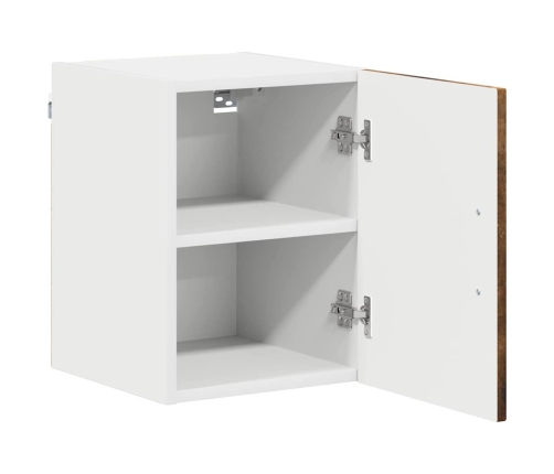 Virtuves Sienas Skapītis 2 Pcs Dūmaka Ozols 30 X 31 X 40 Cm Vidaxl