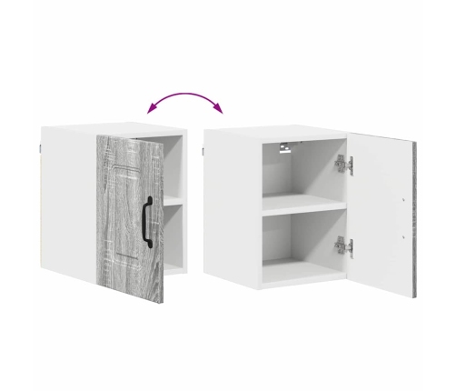 Virtuves Sienas Skapītis 2 Pcs Pelēks Sonoma 30 X 31 X 40 Cm Vidaxl