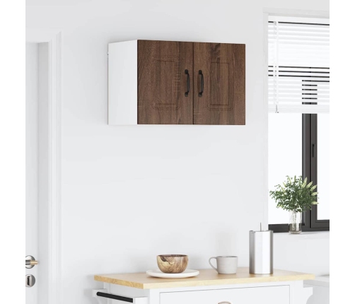Virtuves Sienas Skapītis 2 Pcs Brūns Ozols 30 X 31 X 40 Cm Vidaxl