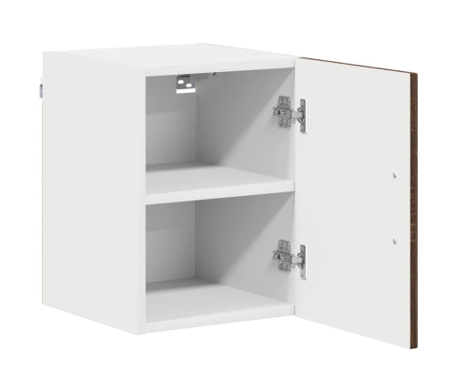 Virtuves Sienas Skapītis 2 Pcs Brūns Ozols 30 X 31 X 40 Cm Vidaxl