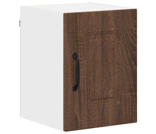 Virtuves Sienas Skapītis 2 Pcs Brūns Ozols 30 X 31 X 40 Cm Vidaxl