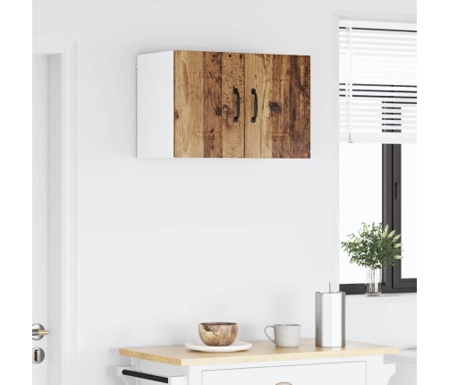 Virtuves Sienas Skapītis Ar Plauktu Vecs Koks 30 X 31 X 40 Cm Vidaxl