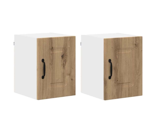 Virtuves Sienas Skapītis 2 Pcs Artisānā Ozols 30 X 31 X 40 Cm Vidaxl