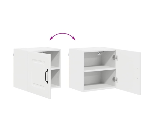 Virtuves Sienas Skapītis Ar Plauktu 2 Pcs Balts 40 X 31 X 40 Cm Vidaxl