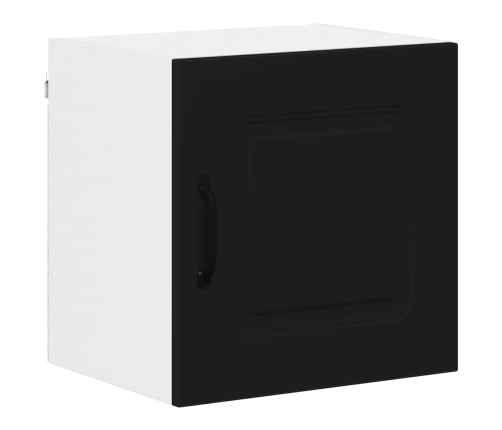 Virtuves Sienas Skapītis Ar Plauktu Melna 40 X 31 X 40 Cm Vidaxl