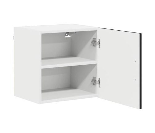 Virtuves Sienas Skapītis Ar Plauktu 2 Pcs Melna 40 X 31 X 40 Cm Vidaxl