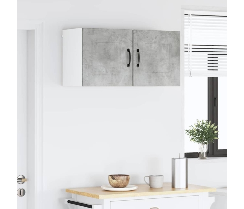 Virtuves Sienas Skapītis 2 Pcs Betona Pelēks 40 X 31 X 40 Cm Vidaxl