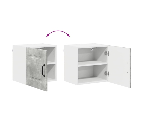 Virtuves Sienas Skapītis 2 Pcs Betona Pelēks 40 X 31 X 40 Cm Vidaxl