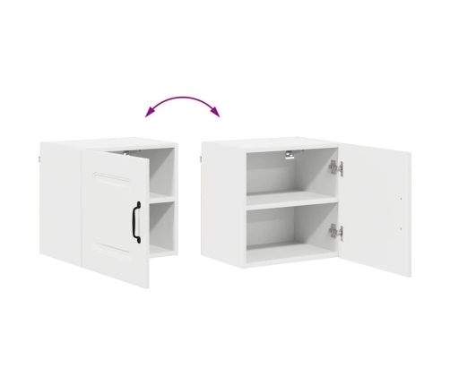 Virtuves Sienas Skapītis Ar Plauktu Augsta Spīduma Baltā Krāsa Vidaxl