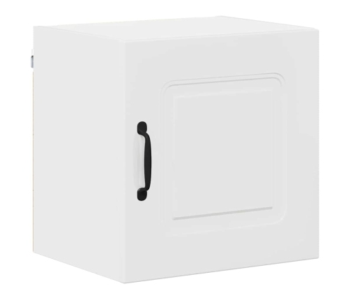 Virtuves Sienas Skapītis Ar Plauktu Augsta Spīduma Baltā Krāsa Vidaxl