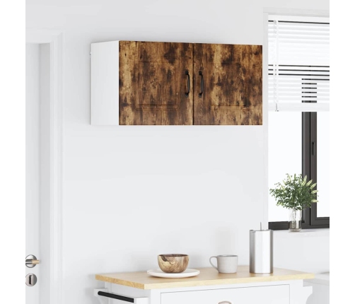 Virtuves Sienas Skapītis 2 Pcs Dūmaka Ozols 40 X 31 X 40 Cm Vidaxl