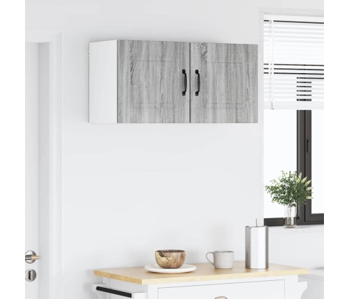 Virtuves Sienas Skapītis 2 Pcs Pelēks Sonoma 40 X 31 X 40 Cm Vidaxl