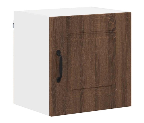 Virtuves Sienas Skapītis 2 Pcs Brūns Ozols 40 X 31 X 40 Cm Vidaxl