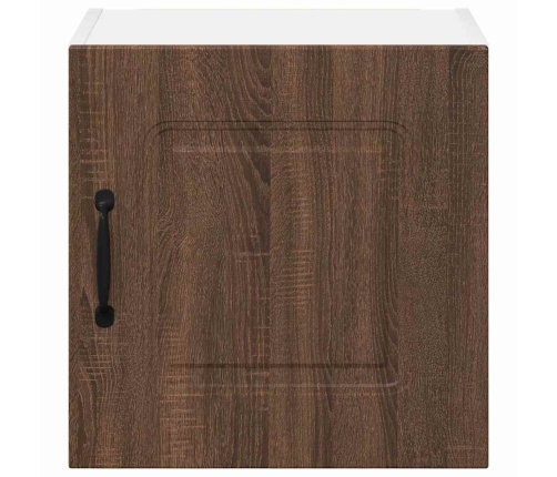 Virtuves Sienas Skapītis 2 Pcs Brūns Ozols 40 X 31 X 40 Cm Vidaxl