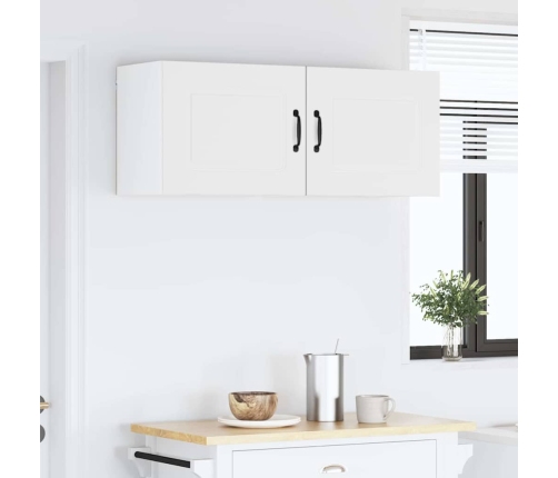 Virtuves Sienas Skapītis Ar Plauktu Balts 50 X 31 X 40 Cm Vidaxl