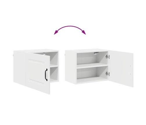 Virtuves Sienas Skapītis Ar Plauktu Balts 50 X 31 X 40 Cm Vidaxl