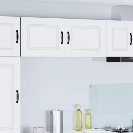 Virtuves Sienas Skapītis Ar Plauktu 2 Pcs Balts 50 X 31 X 40 Cm Vidaxl