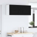 Virtuves Sienas Skapītis Ar Plauktu Melna 50 X 31 X 40 Cm Vidaxl