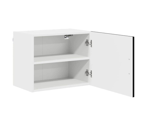 Virtuves Sienas Skapītis Ar Plauktu Melna 50 X 31 X 40 Cm Vidaxl