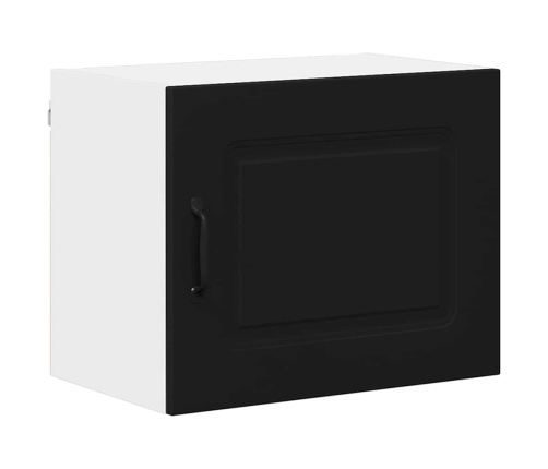 Virtuves Sienas Skapītis Ar Plauktu Melna 50 X 31 X 40 Cm Vidaxl
