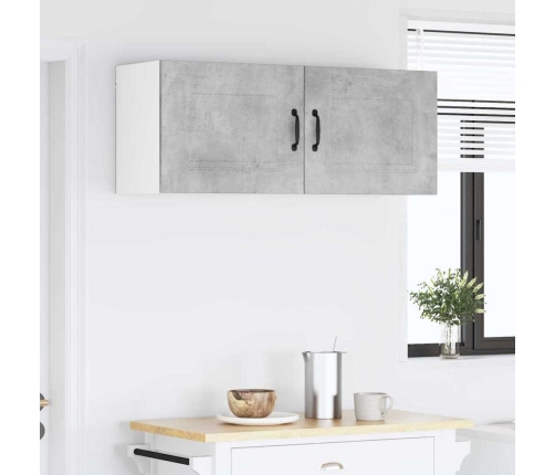 Virtuves Sienas Skapītis 2 Pcs Betona Pelēks 50 X 31 X 40 Cm Vidaxl