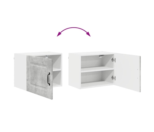 Virtuves Sienas Skapītis 2 Pcs Betona Pelēks 50 X 31 X 40 Cm Vidaxl